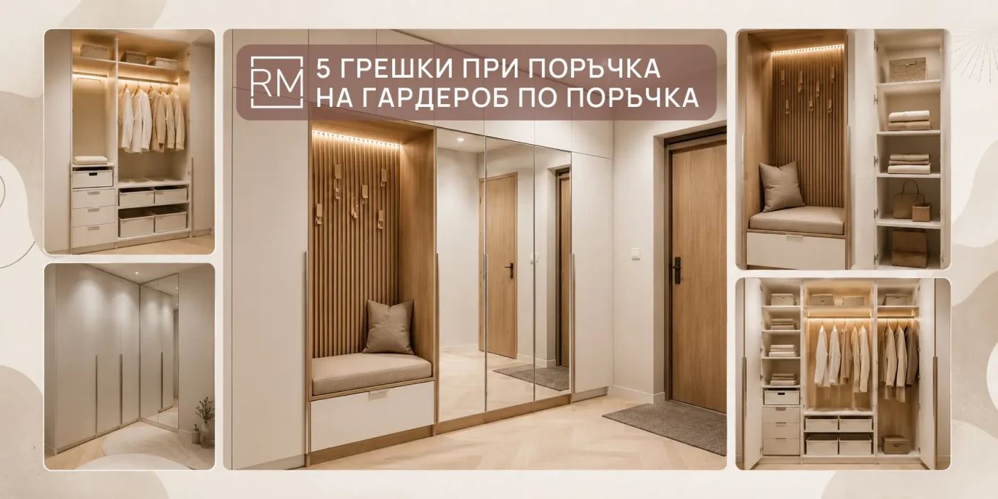 5 грешки при поръчка на гардероб по поръчка, които струват скъпо